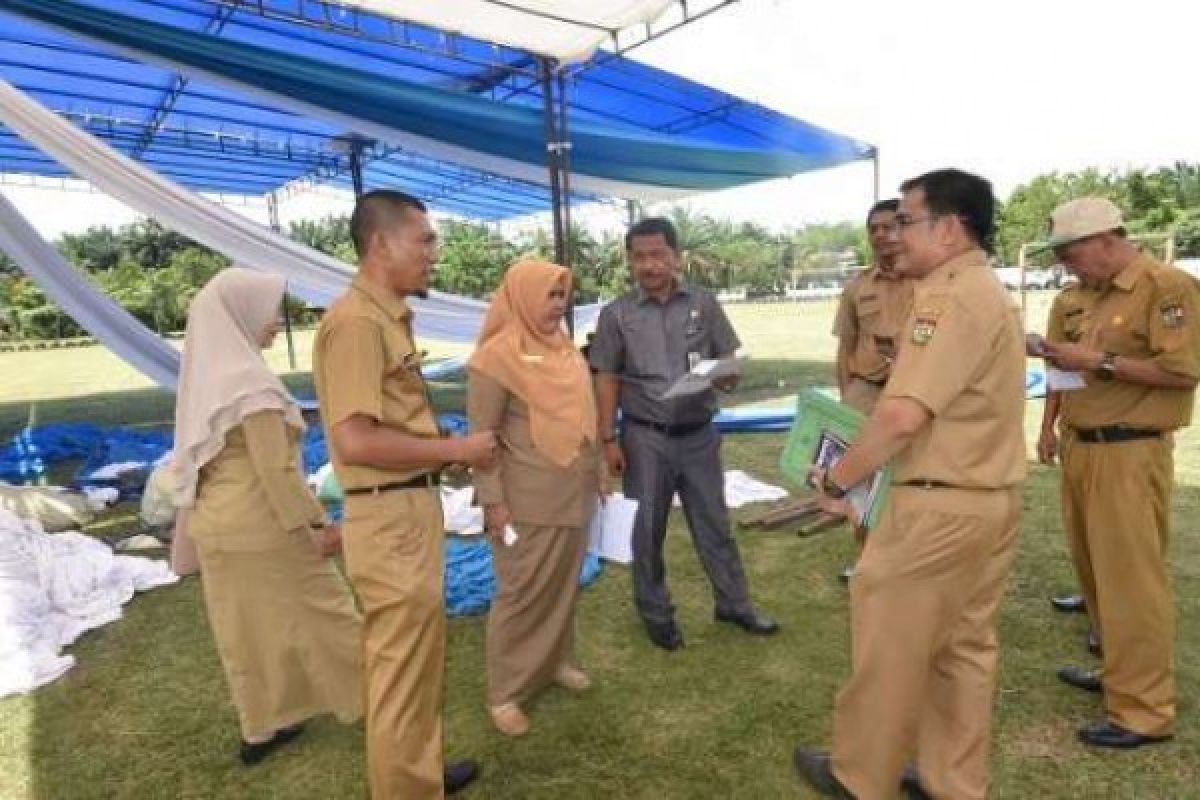  Pastikan Kesiapan Lokasi Kunjungan Kerja Menteri Desa RI Ke Kampar. Asisten III Setda Kampar Nurhasani langsung Tinjau ke Lokasi.