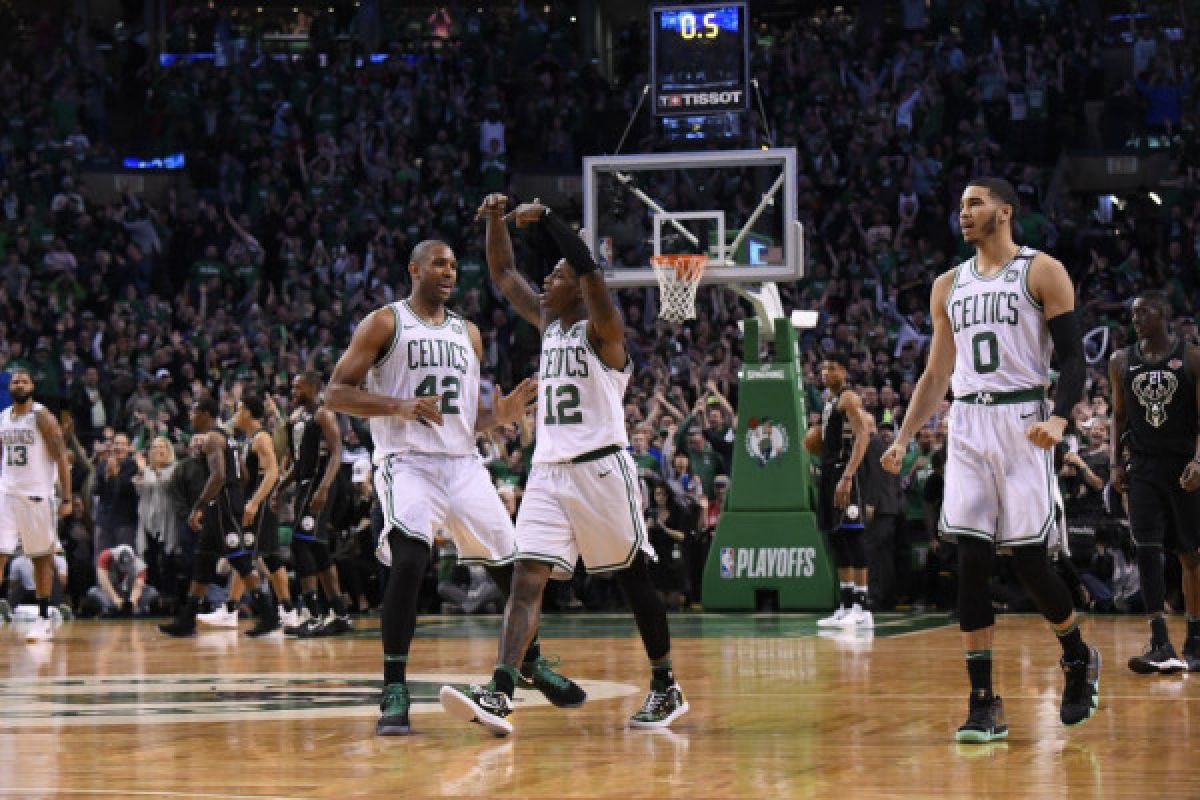 Lewat "overtime", Celtics rebut gim pertama dari Bucks