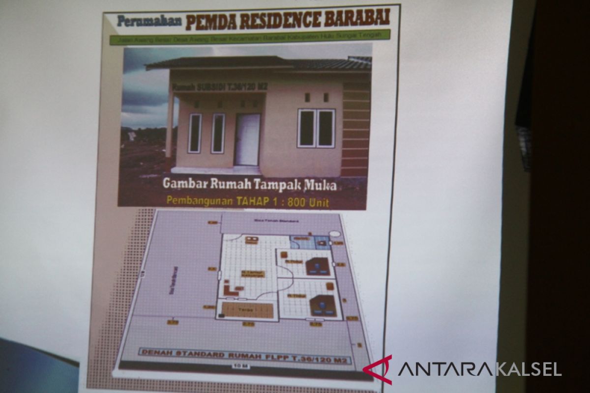 Pemkab HST Bantu PNS dan Honorer Miliki Rumah