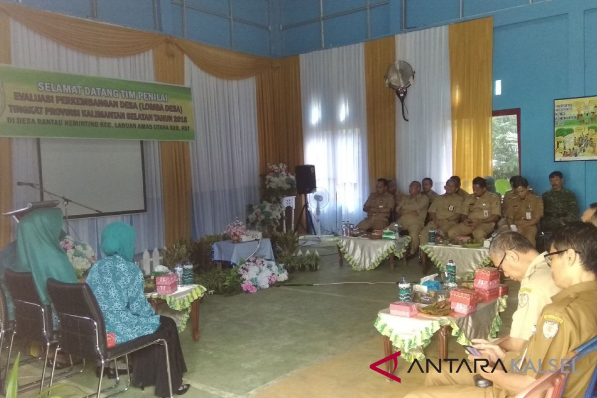 Rantau Keminting wakili HST lomba desa tingkat provinsi