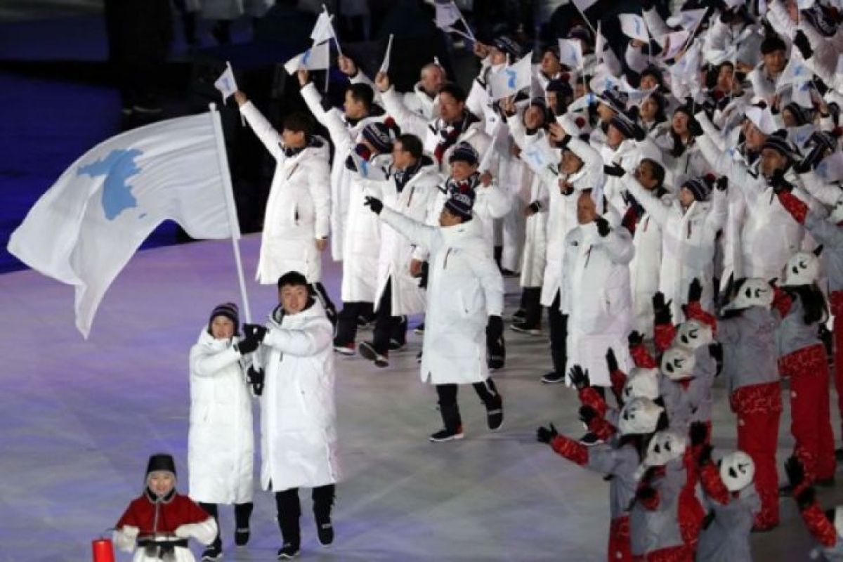 Mungkinkah bendera Korut dan Korsel digabung saat Asian Games?