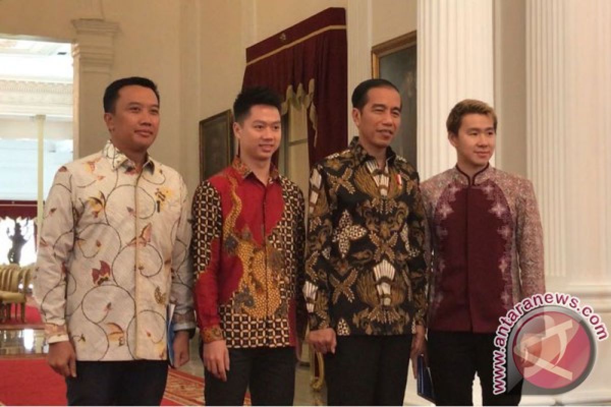 Presiden temui Marcus dan Kevin di Istana