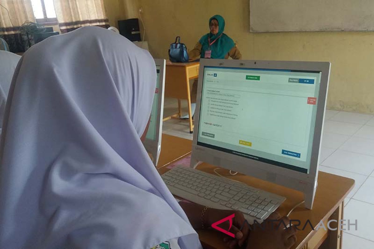 Pelaksanaan UNBK di Aceh Utara keterbatasan komputer