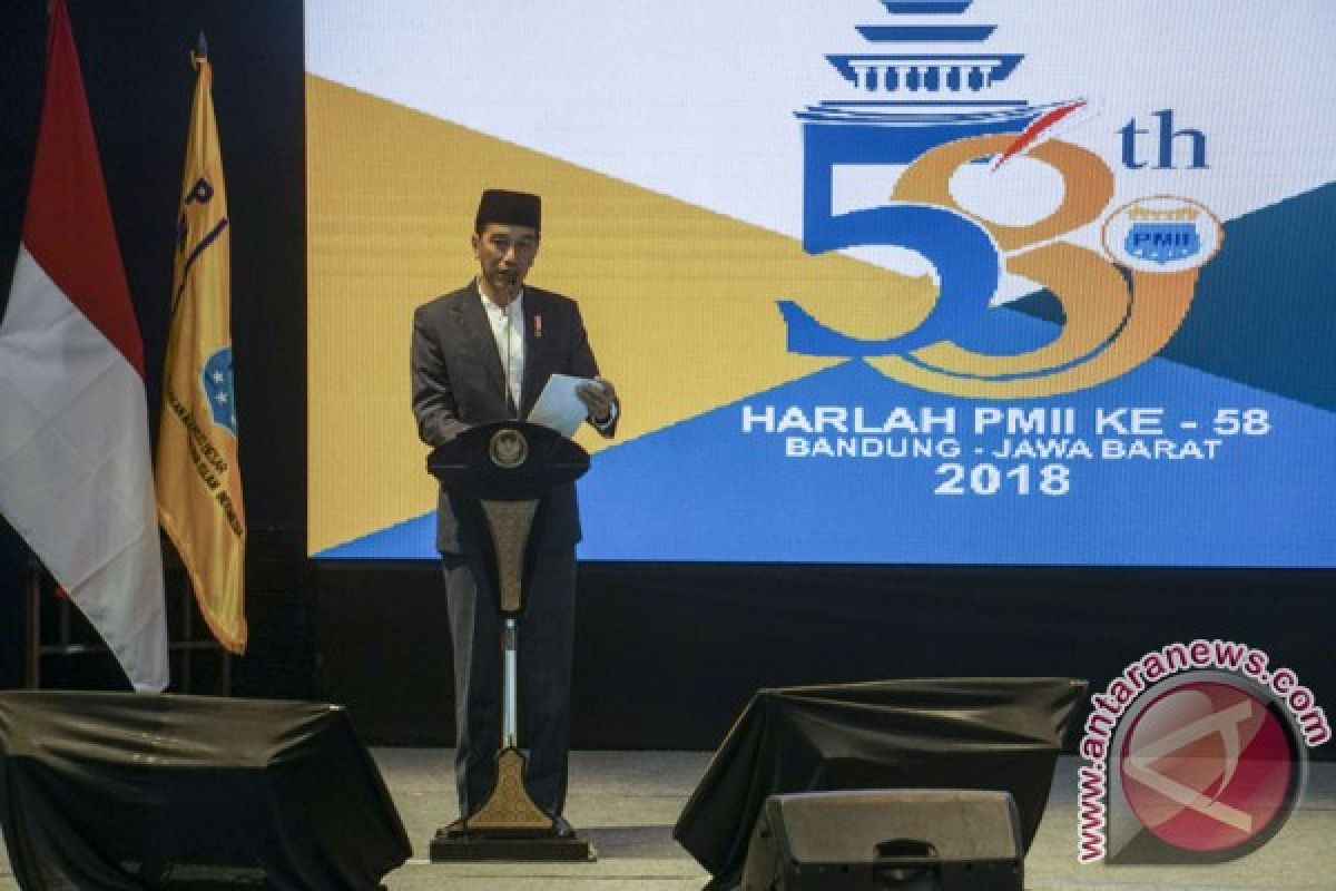 Presiden ajak kader PMII budayakan politik beretika