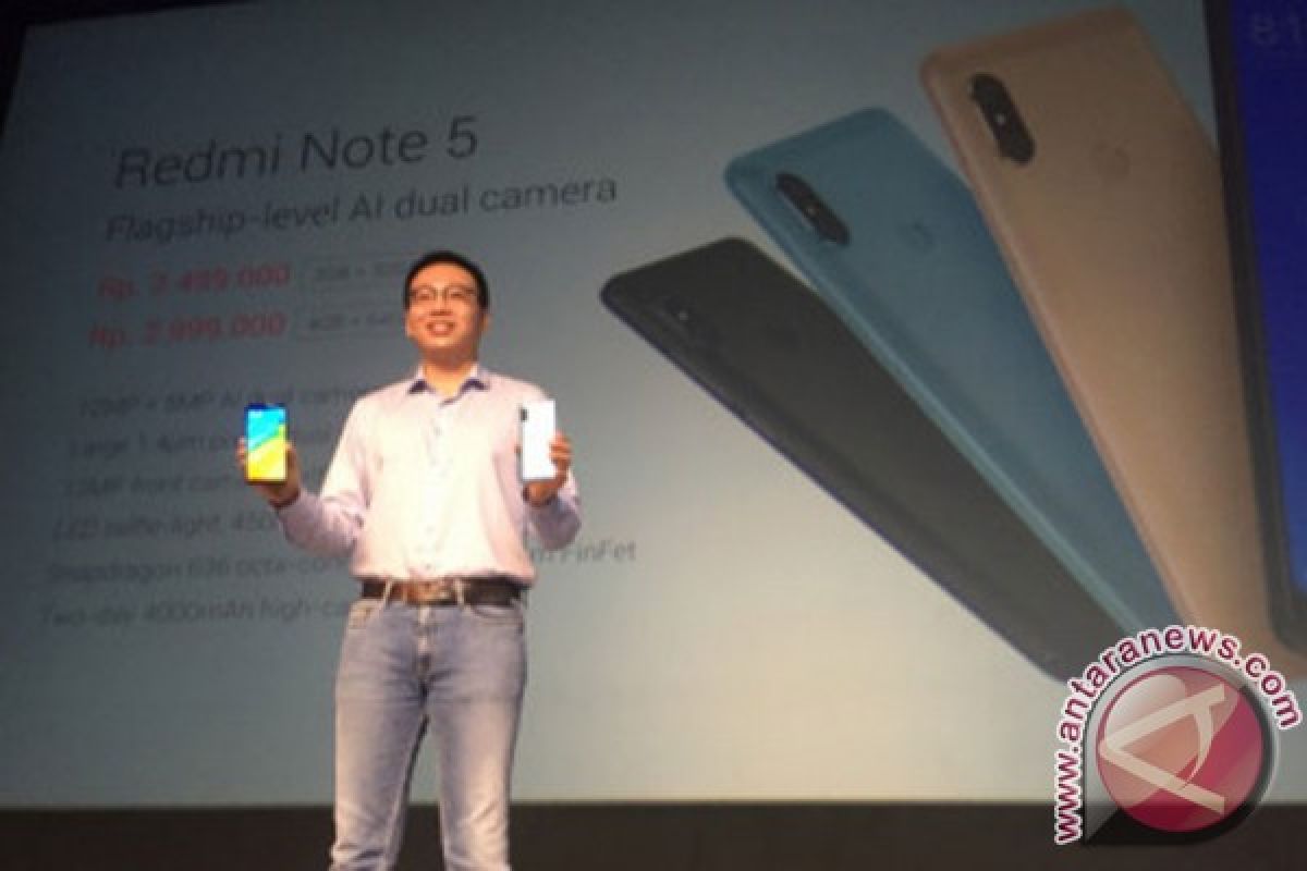 Xiaomi luncurkan Redmi Note 5 berkamera ganda