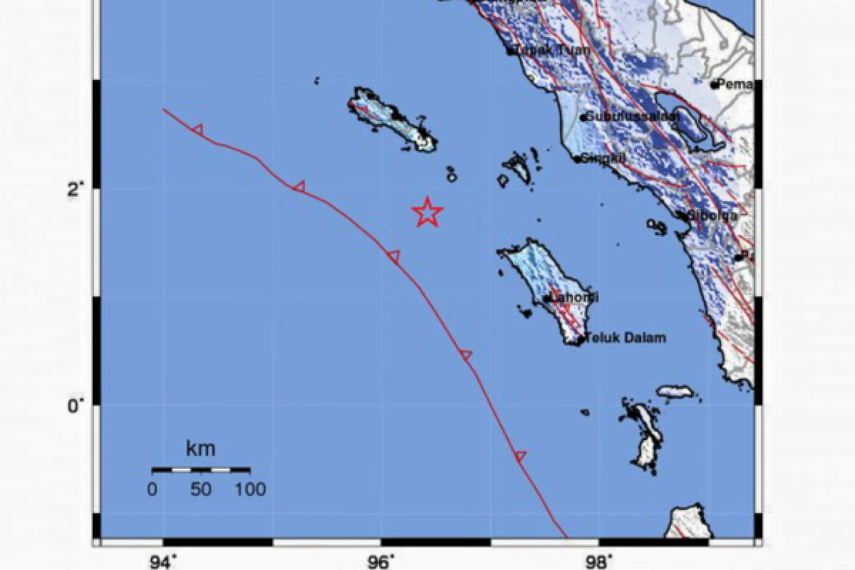 Gempa 5,1 SR guncang Aceh