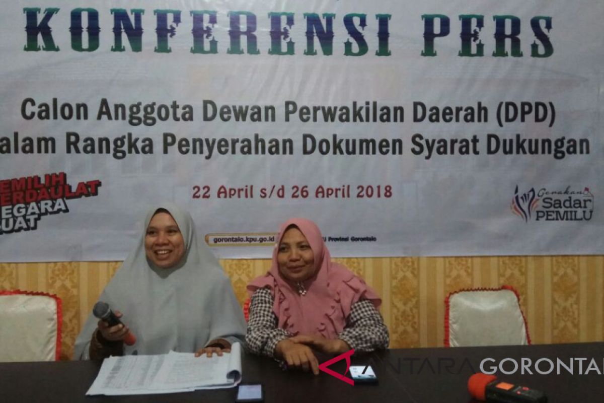 35 Bakal Calon DPD-RI di Gorontalo Penuhi Jumlah Dukungan