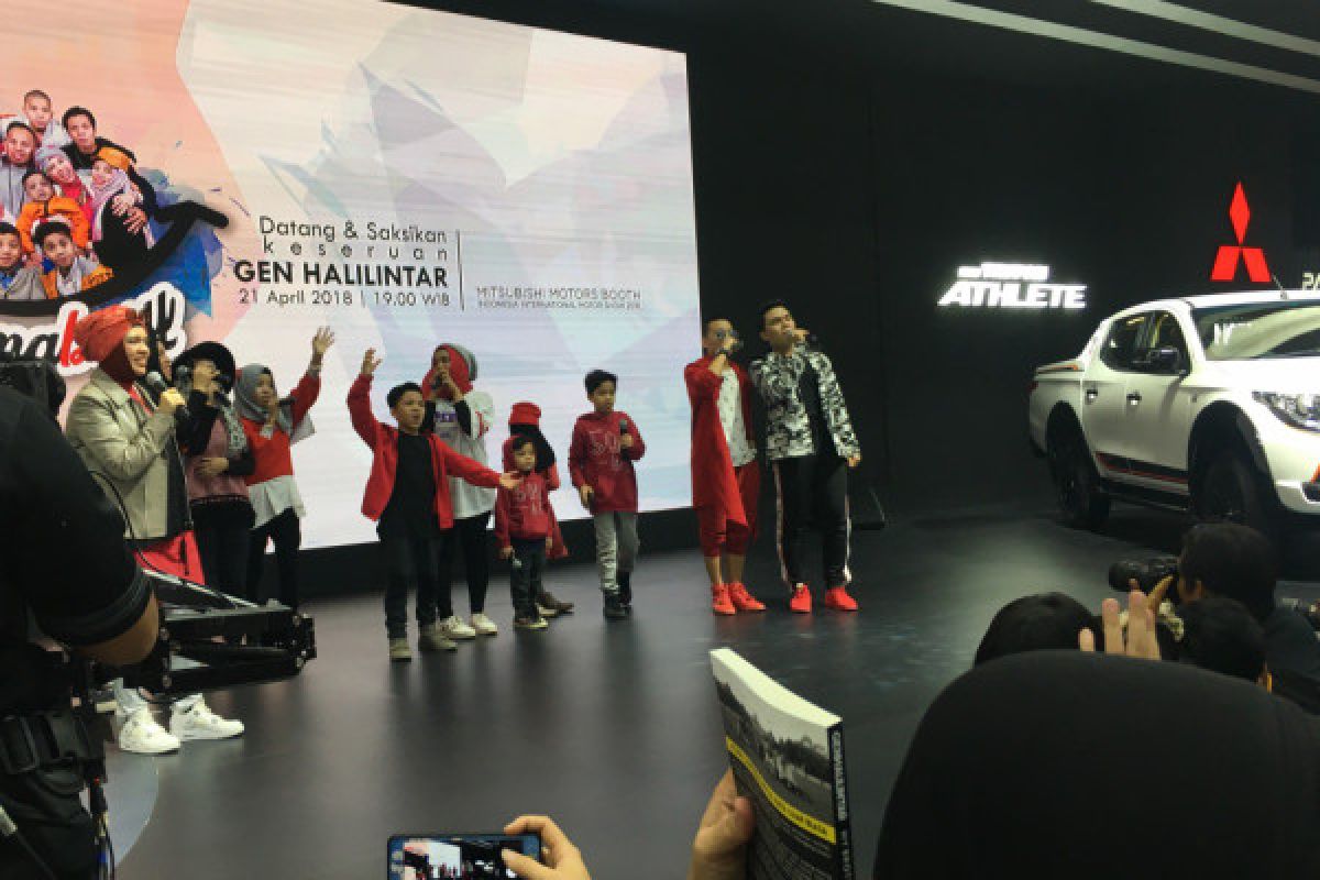 Gen Halilintar guncang panggung Mitsubishi di IIMS 2018