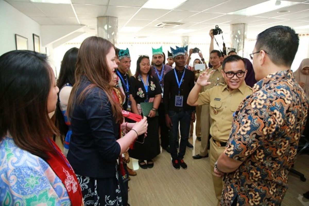 Belasan Mahasiswa Asing Pelajari Seni Budaya Banyuwangi