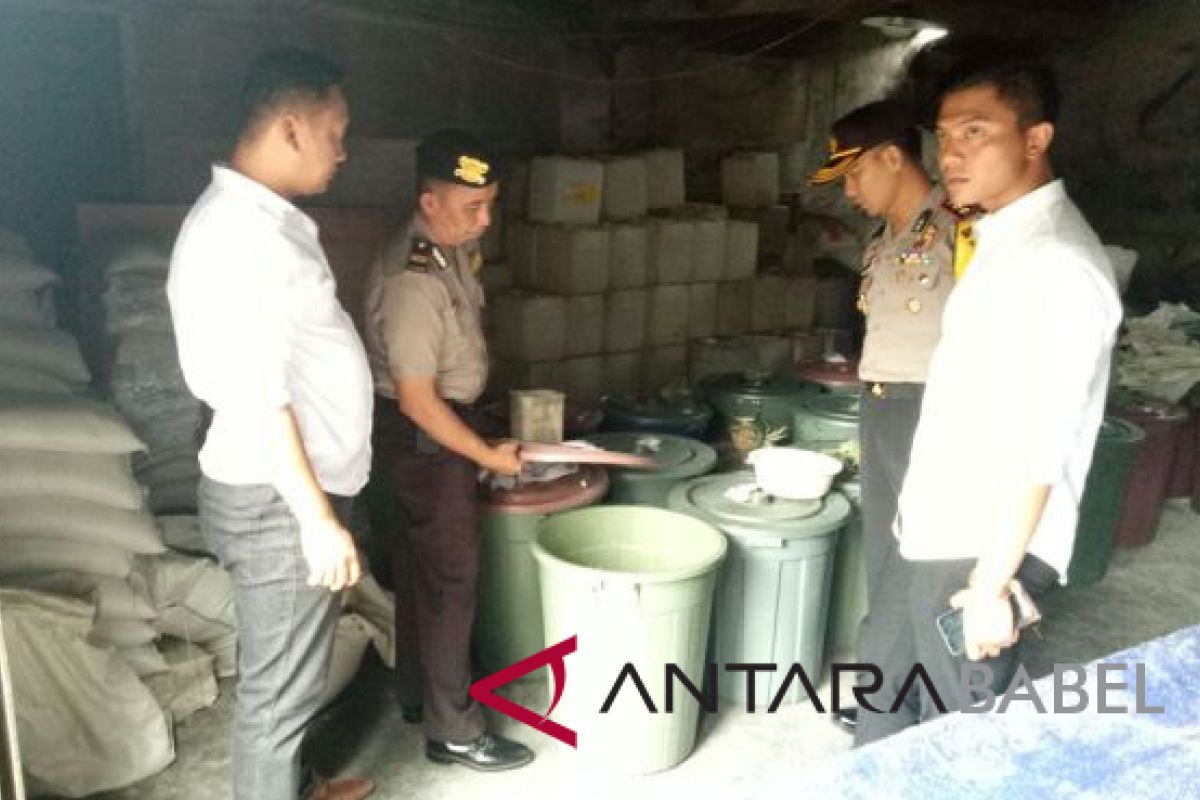 Polres Bangka tangkap pelaku produksi miras