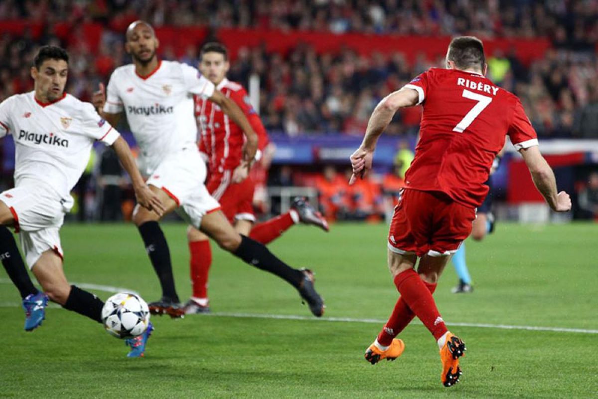 Sempat tertinggal, Bayern bangkit untuk amankan poin di markas Sevilla