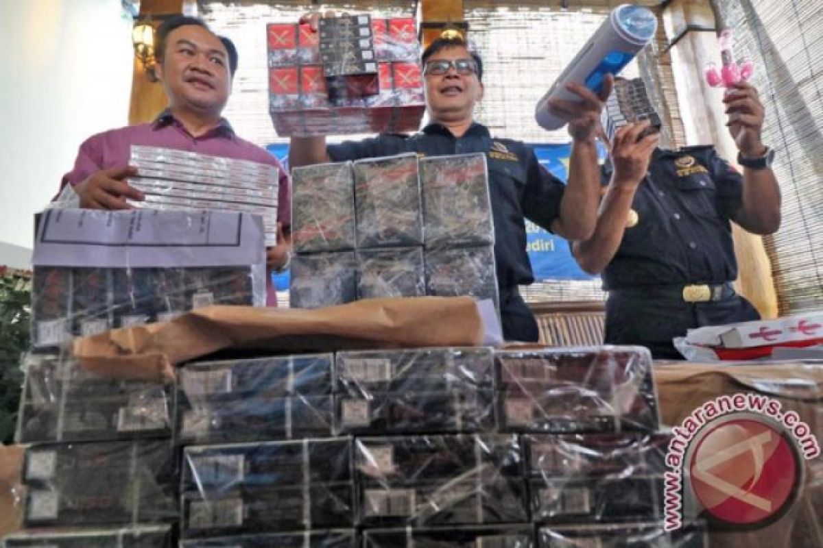 Penyelundupan 1,5 juta batang rokok ilegal digagalkan