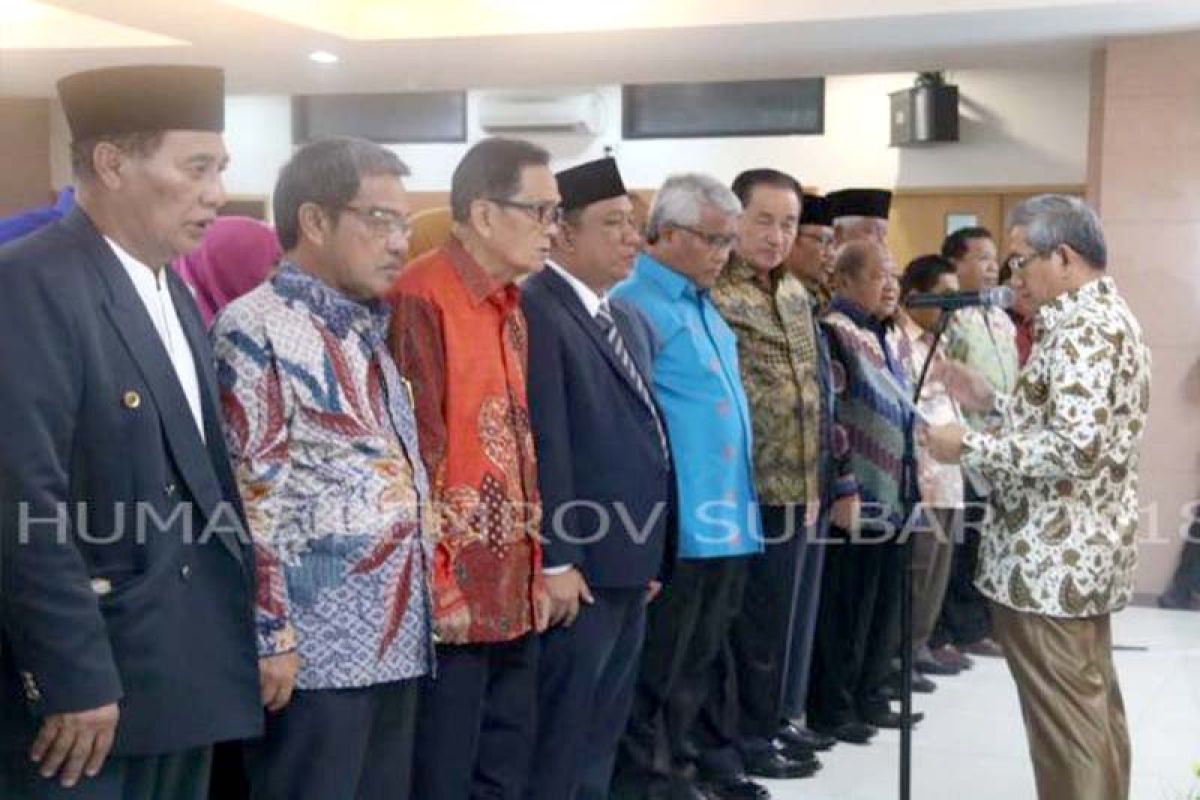 Gubernur Sulbar kukuhkan Dewan Riset Daerah