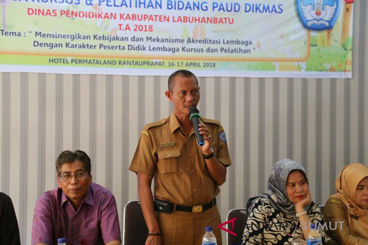 Disdik Labuhanbatu sosialisasi pendidikan karakter