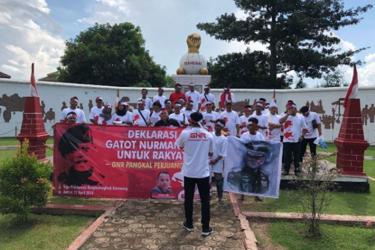 Pemuda Karawang dukung Gatot Nurmantyo jadi bakal capres