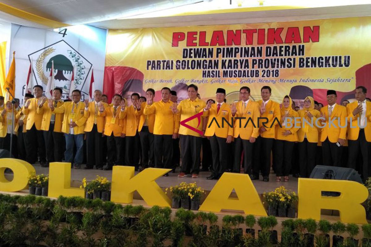 Plt Gubernur dilantik menjadi ketua Golkar Bengkulu