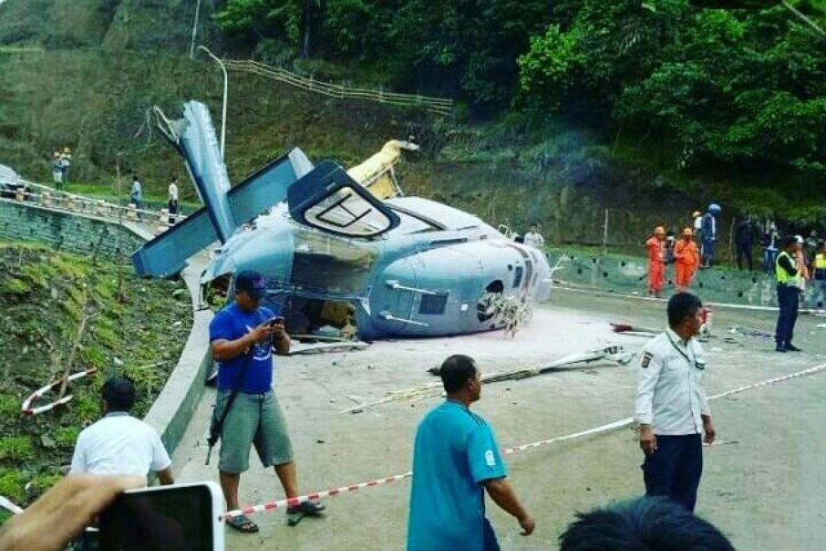 One killed from helicopter crash in mining area in C Sulawesi