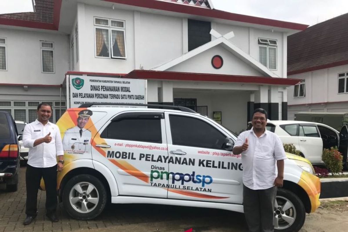 Urusan perizinan PMPPTSP Tapsel siapkan mobil pelayanan keliling