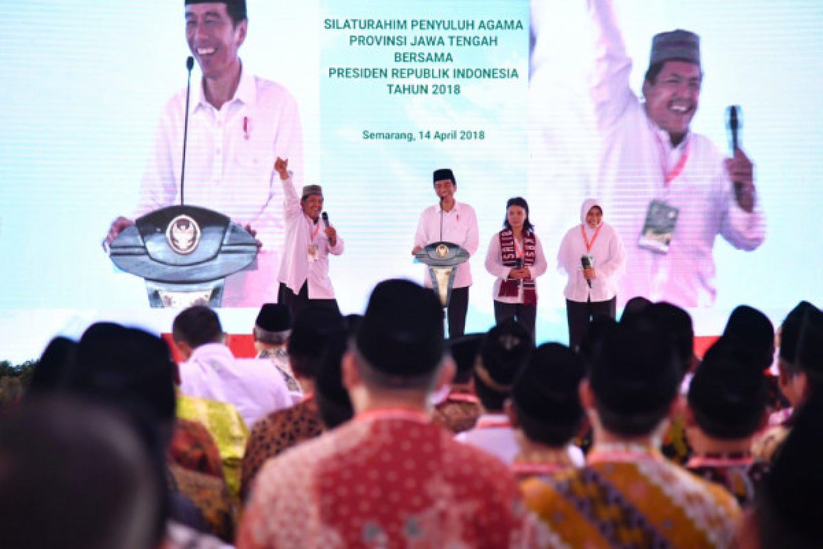 Presiden Jokowi: Penyuluh agama jadi teladan budi pekerti