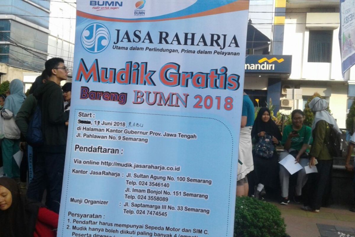 Jasa Raharja Jateng adakan Mudik Gratis