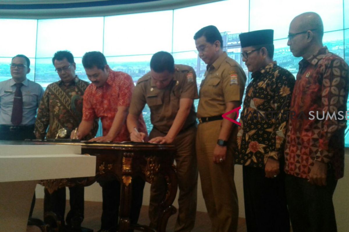 Pemkot Palembang MoU program Smart City