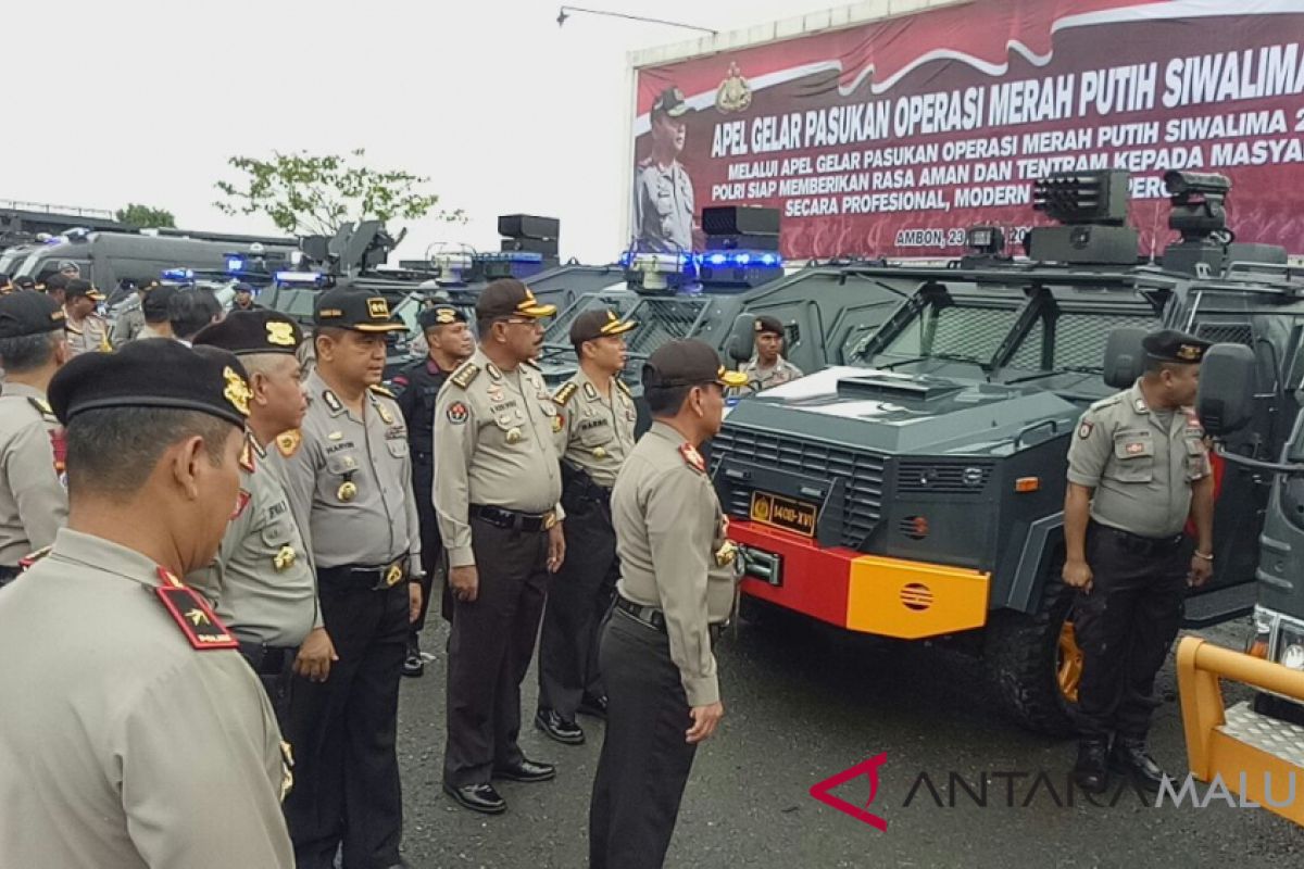 Polda gelar operasi merah putih siwalima