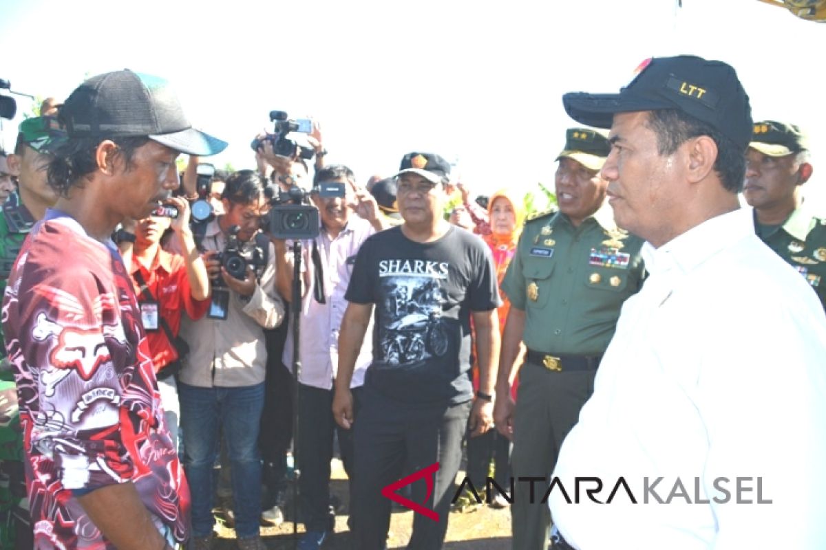 Kementan Kunjungi Pembangunan Pengembangan Pertanian Batola