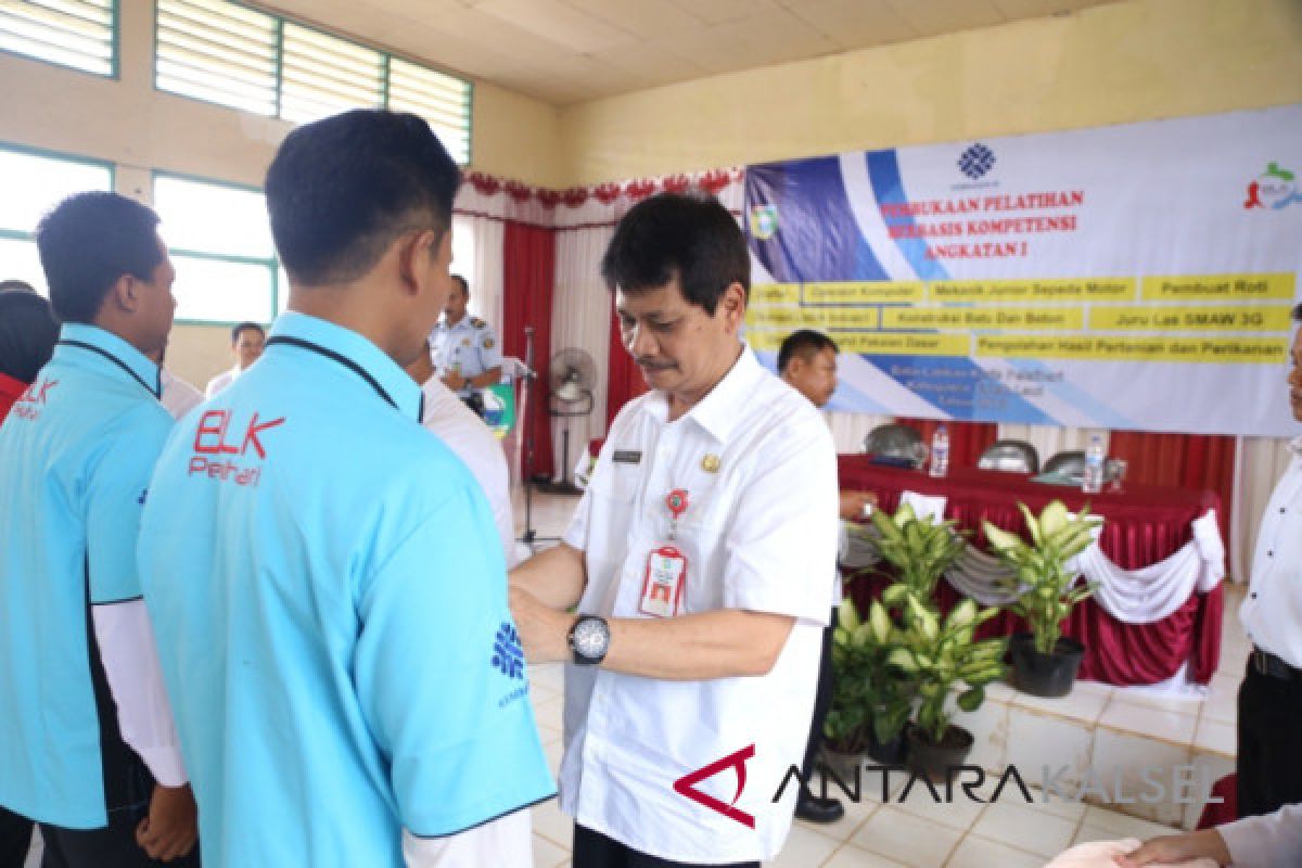 Tanah Laut Gelar Pelatihan Berbasis Kompentasi