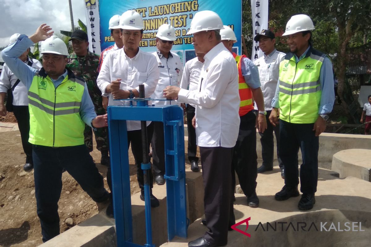 Jaringan irigasi sekunder Tanah Habang siap difungsikan