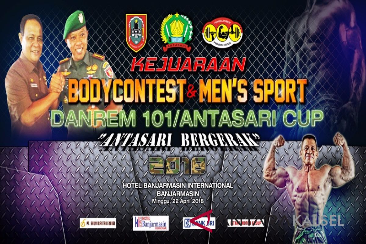 Body Contest Danrem 101/Antasari Cup Tembus 300 Peserta