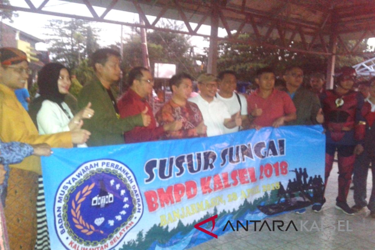 BMPD dan Himbara gelar susur sungai