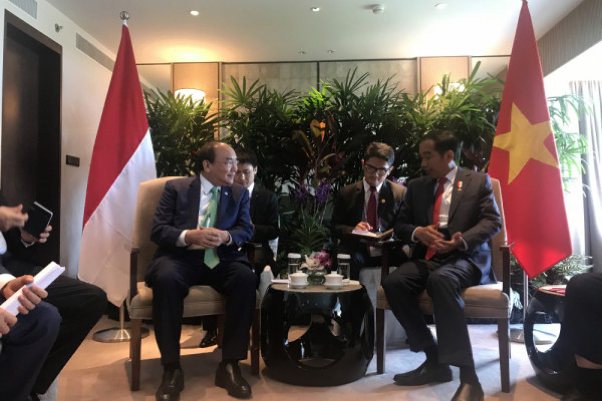 Presiden Jokowi pertemuan bilateral dengan PM Vietnam