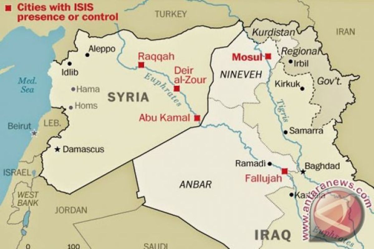 Serangan ISIS tewaskan sejumlah pasukan keamanan Irak