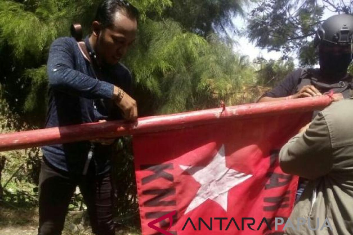 Diduga kibarkan bendera Bintang Kejora, delapan orang diamankan polisi