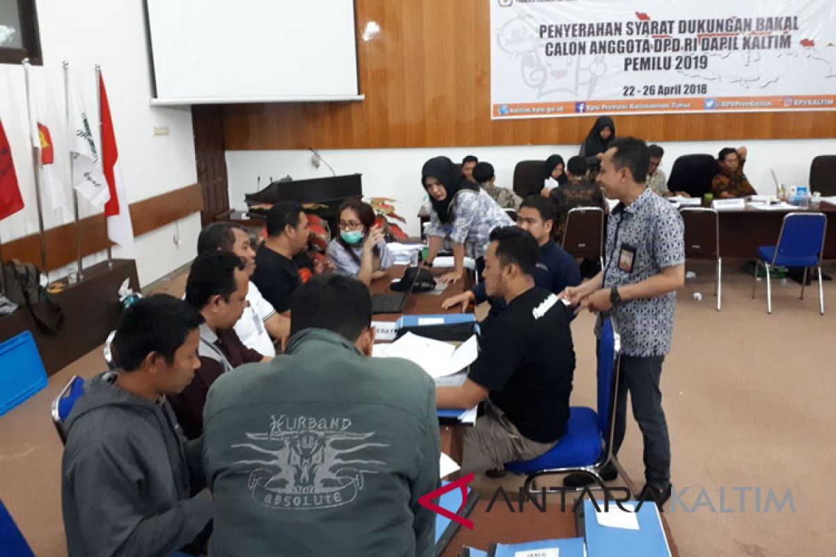 KPU Kaltim kebut verifikasi syarat dukungan calon DPD