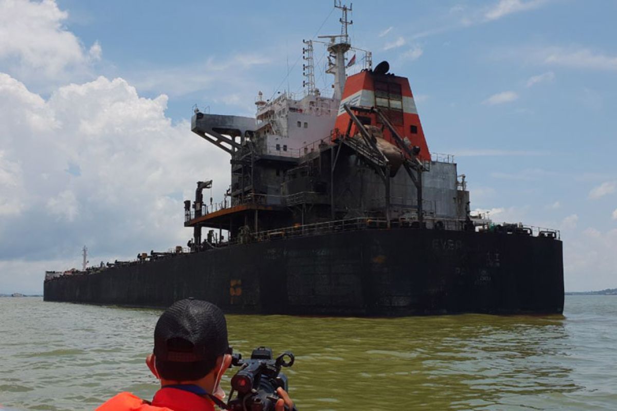 Pushidrosal ungkap fakta penyebab tumpahan minyak di Teluk Balikpapan