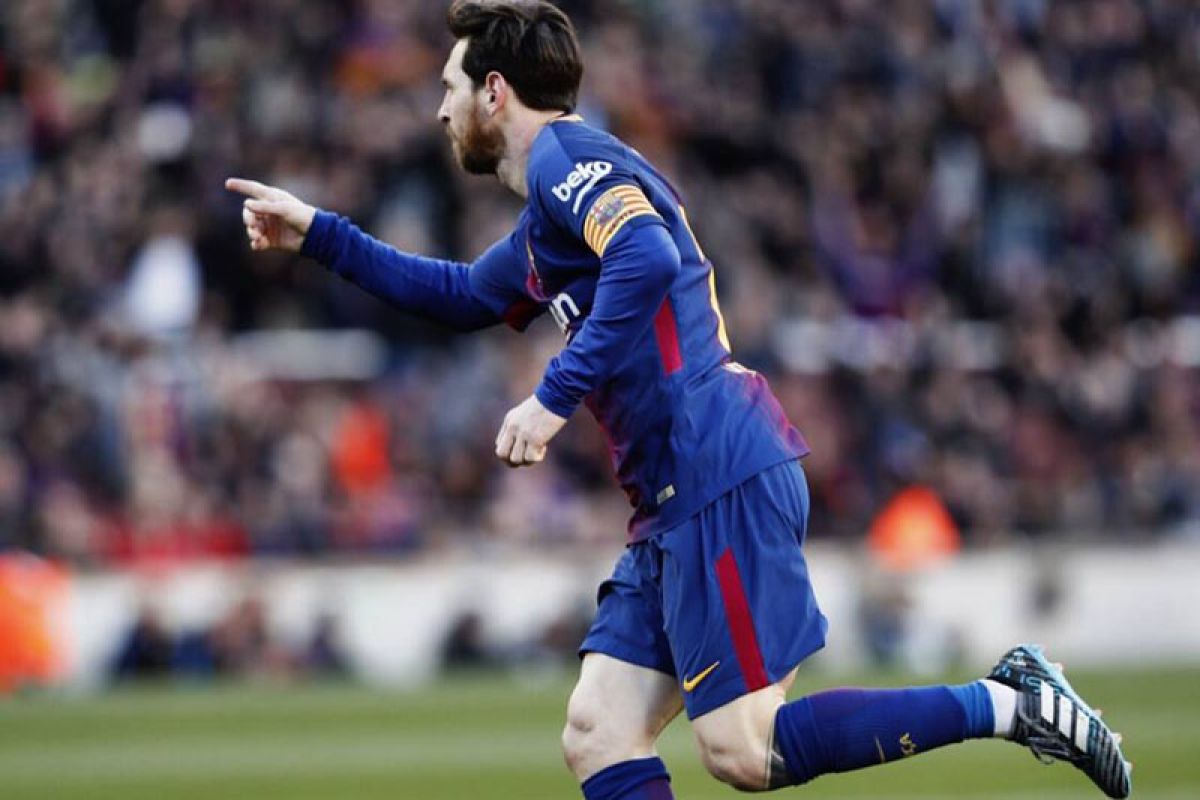 Messi jadi inspirasi kemenangan Barca atas Leganes