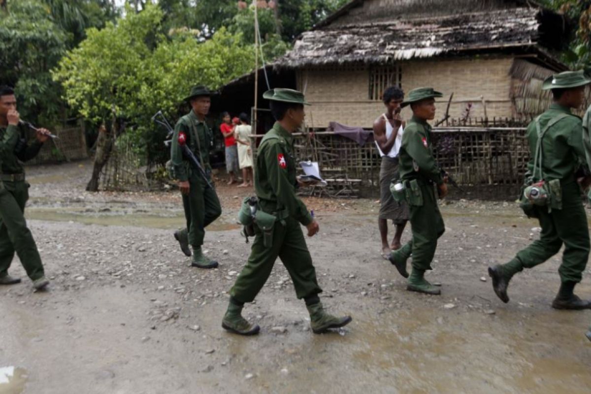 Tentara Myanmar bunuh enam orang dan tahan sejumlah orang di Rakhine