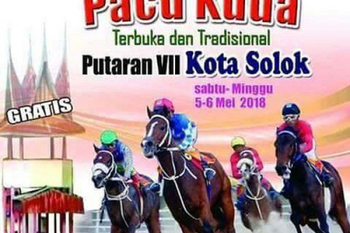 Kota Solok gelar pacu kuda tradisonal 2018