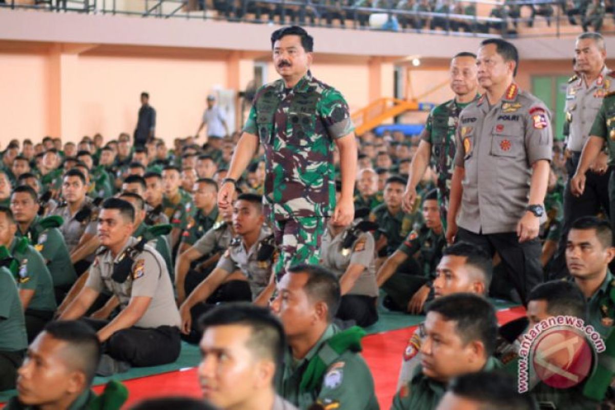 Panglima TNI: Netralitas TNI-Polri tetap dijaga