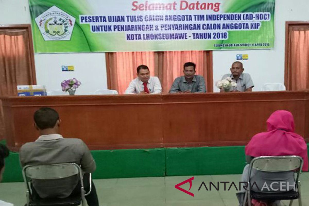 31 peserta ikuti penyaringan pansel KIP Lhokseumawe