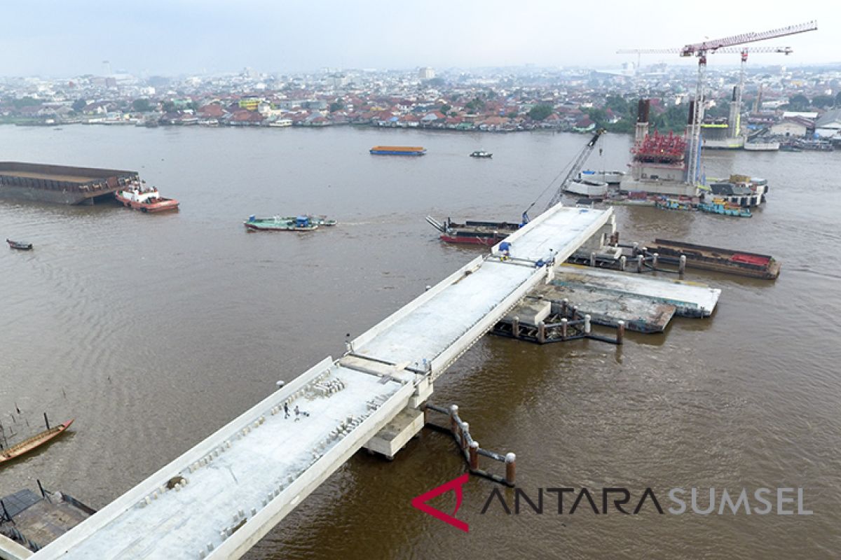 Jembatan Musi IV Palembang terapkan sistem buka-tutup