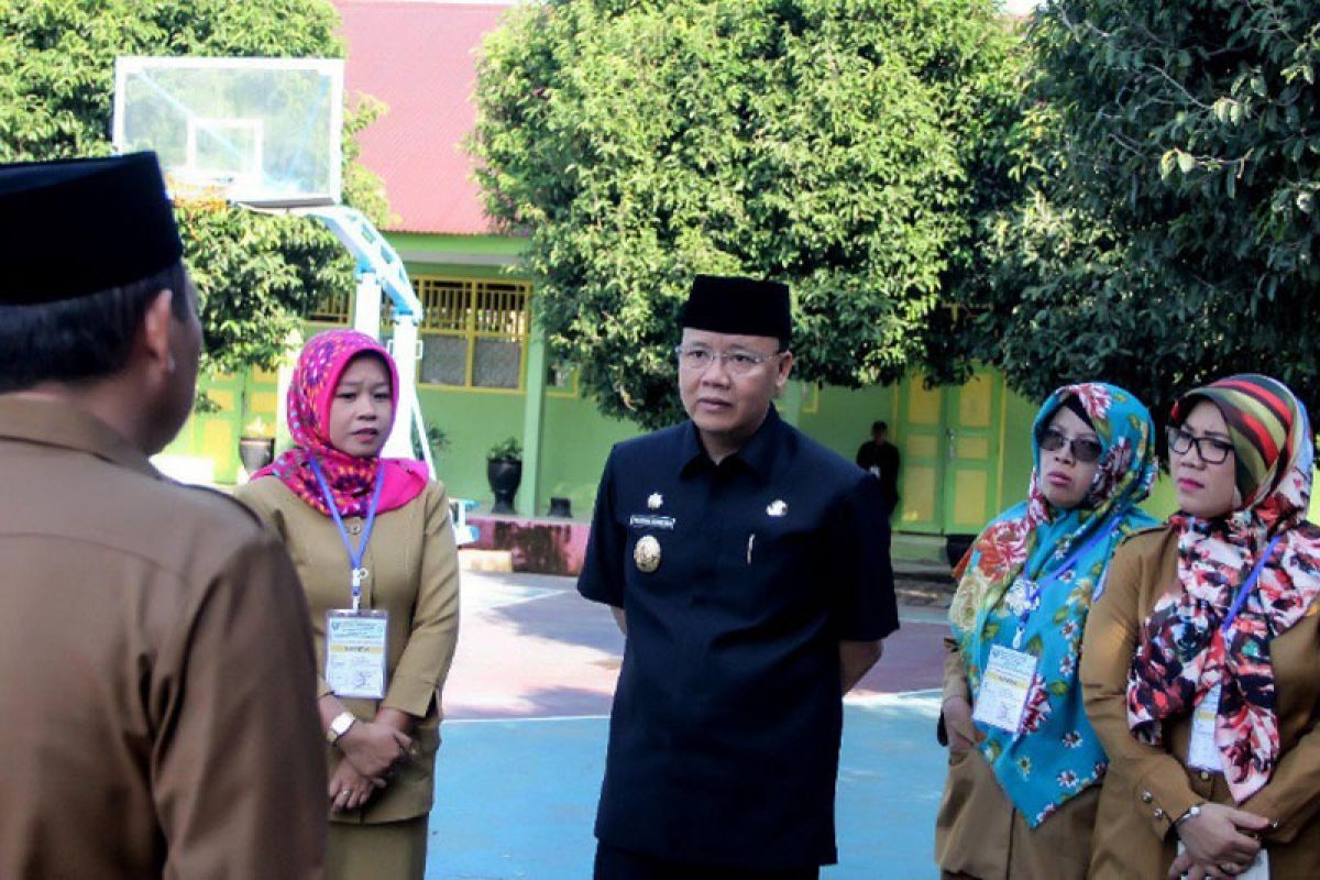 Gubernur Bengkulu tinjau pelaksanaan UNBK
