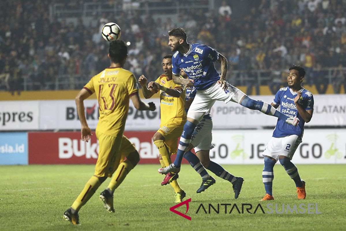 Persib Bandung tekuk Sriwijaya FC 2-0