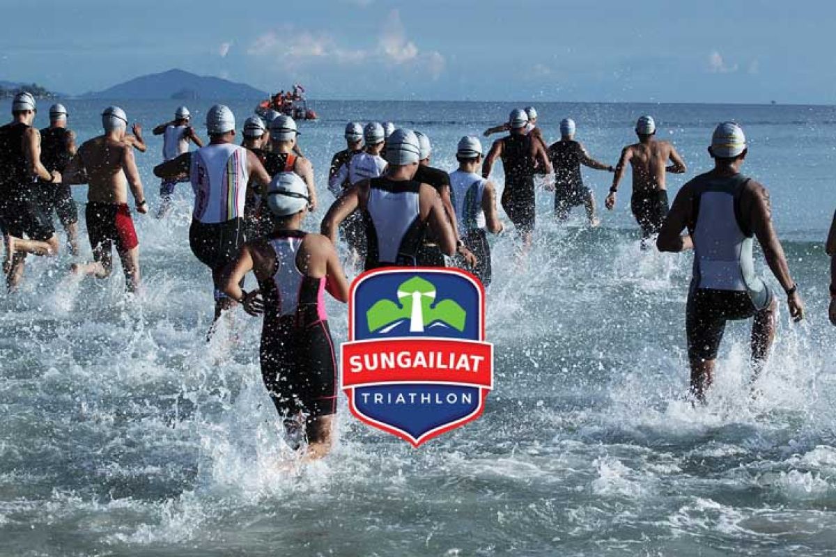 52 peserta asing ramaikan Sungailiat Triathlon 2018