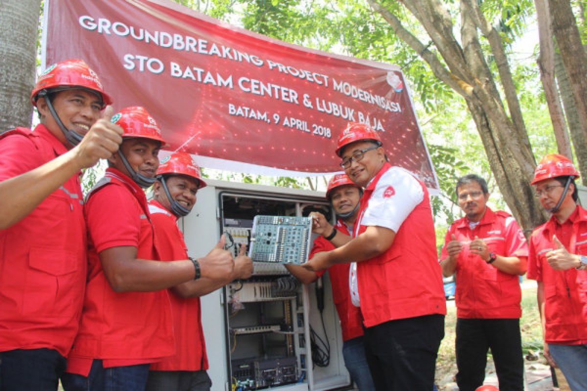 Telkom modernisasi jaringan kabel di Kota Batam