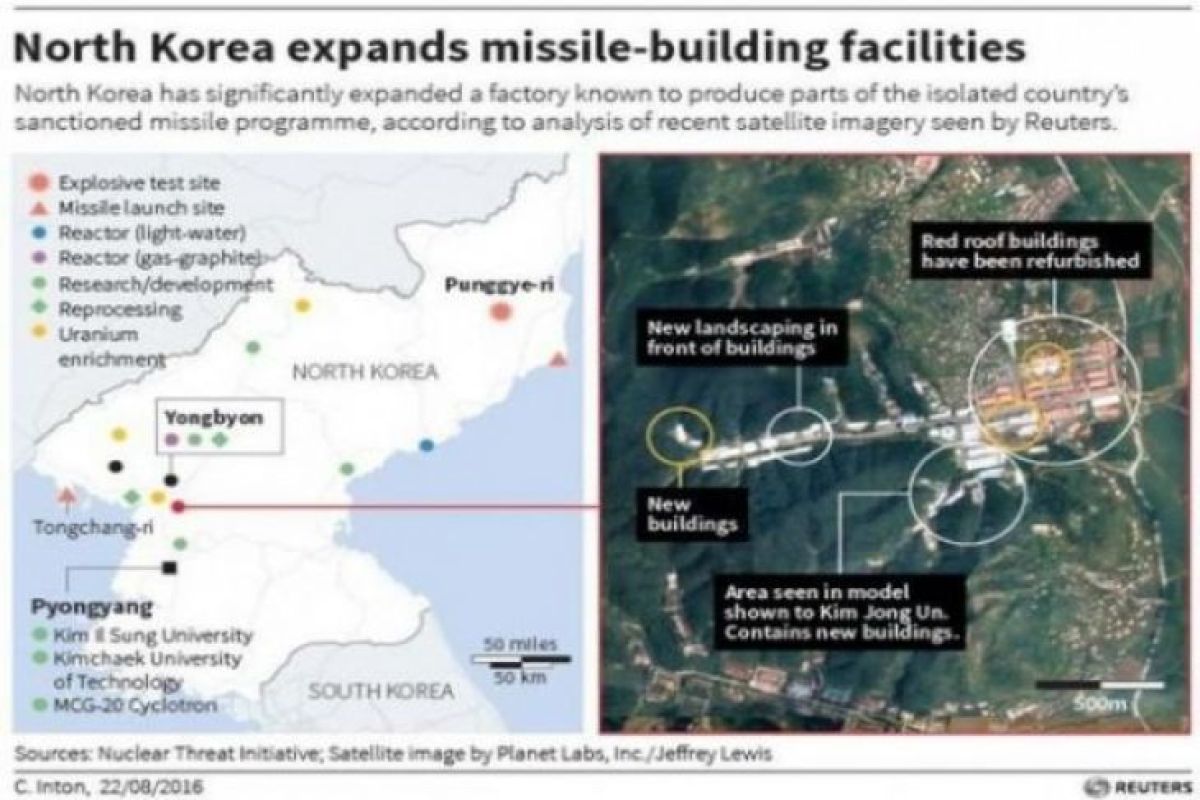 Korea Utara sudah bongkar situs nuklirnya