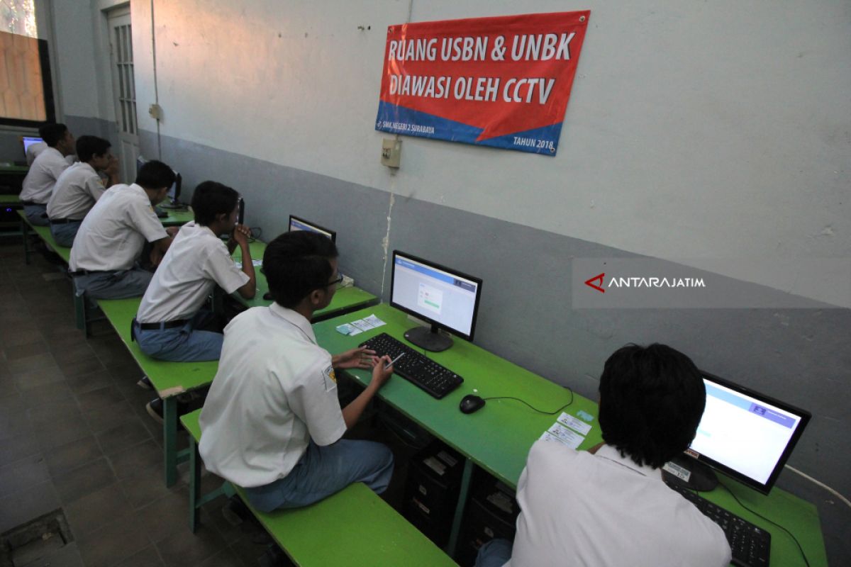 UNBK SMK Hari Pertama di Madiun Berjalan Lancar