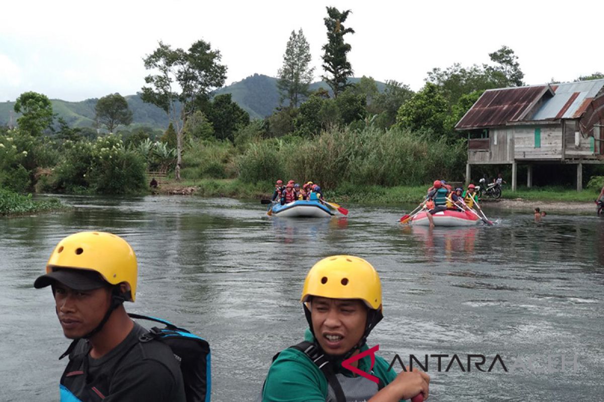 Wisata Arung Jeram diminati di Aceh Tengah