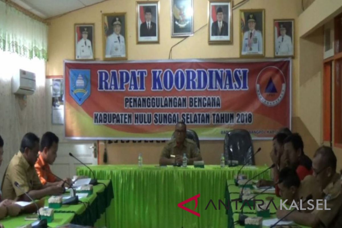 Kesbangpol HSS Gelar Rakor Penanggulangan Bencana